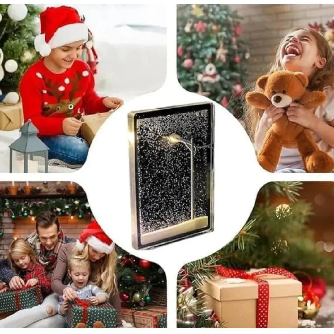 Snowy Night Street Lamp DIY Materials Street Flowing Lamp