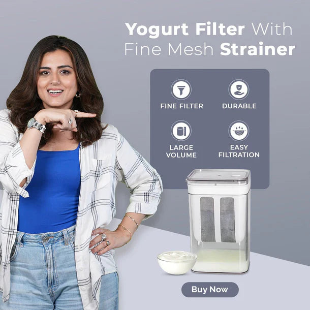 Multifunctional Yogurt Filter with Fine Mesh Strainer