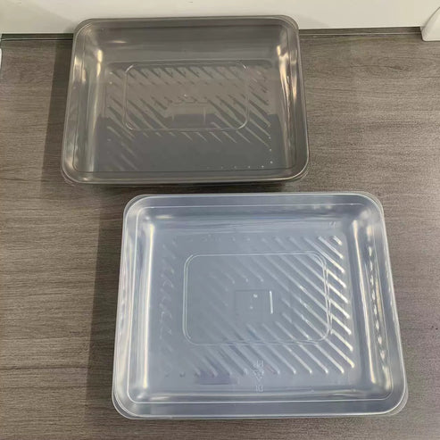 Non Stick Baking Pan Food Storage Box with Cover (Pack of 2 piece)