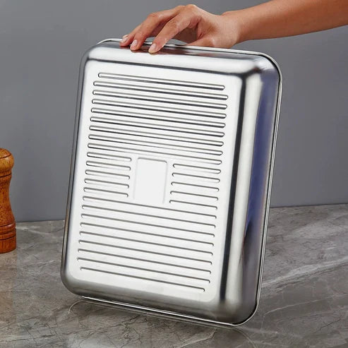 Non Stick Baking Pan Food Storage Box with Cover (Pack of 2 piece)