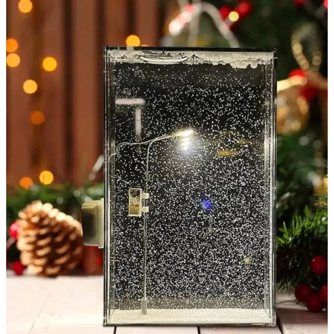 Snowy Night Street Lamp DIY Materials Street Flowing Lamp