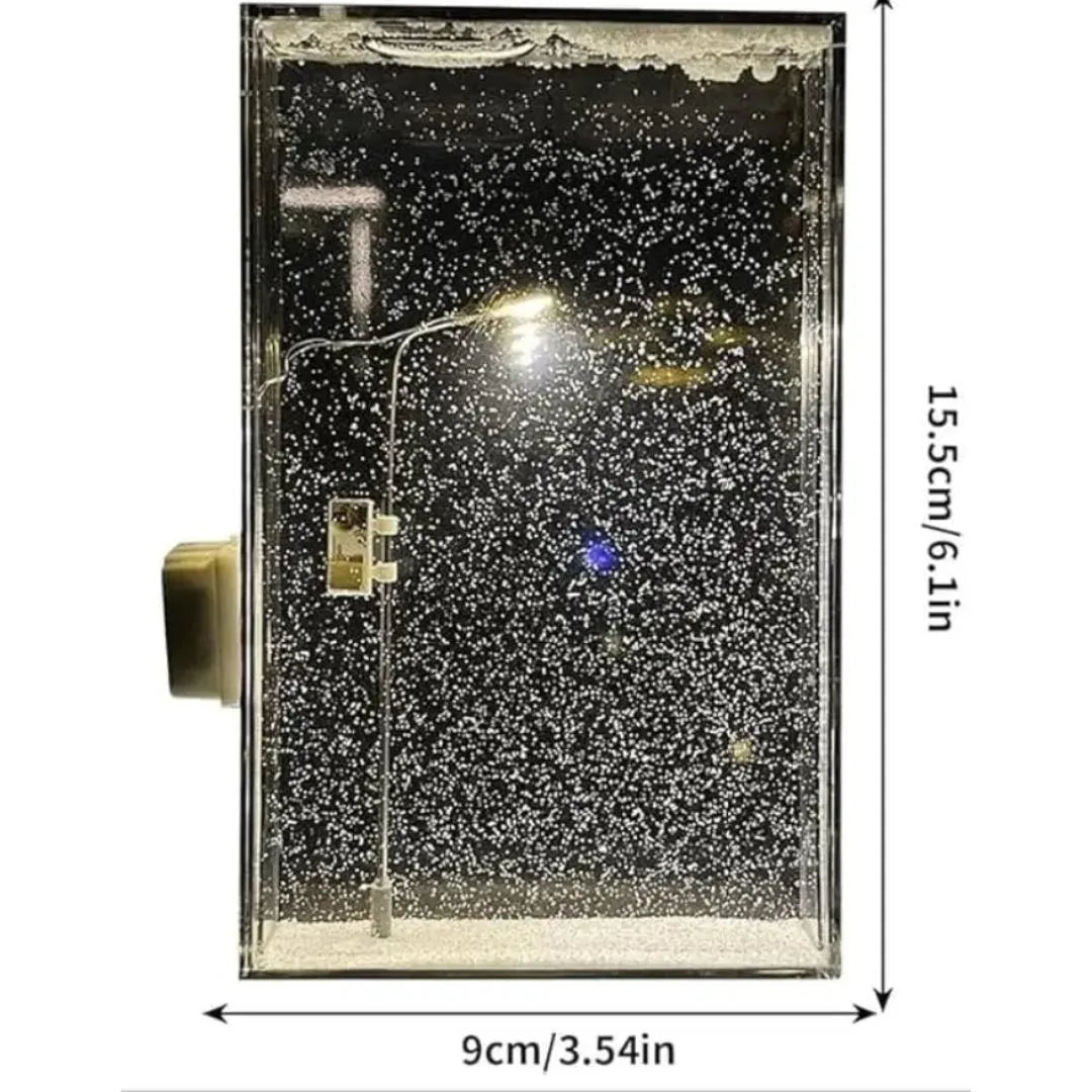 Snowy Night Street Lamp DIY Materials Street Flowing Lamp